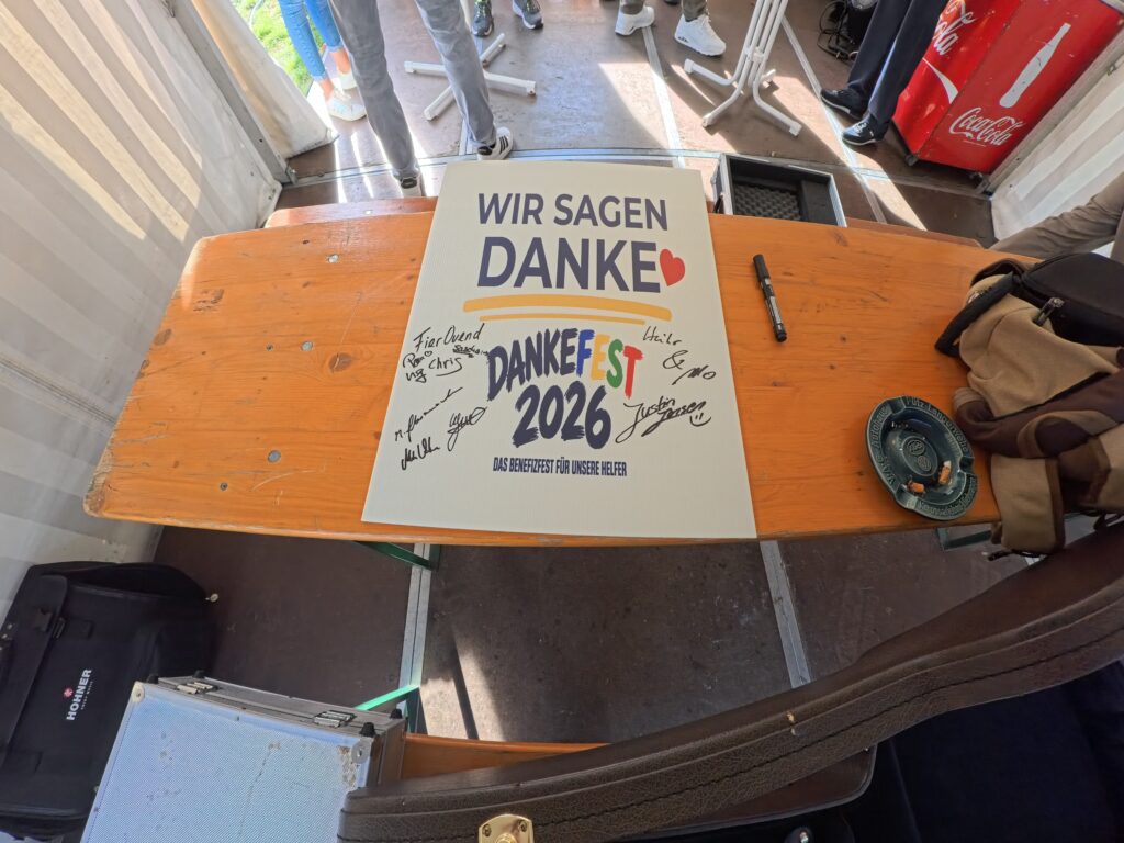 Wir sagen Danke